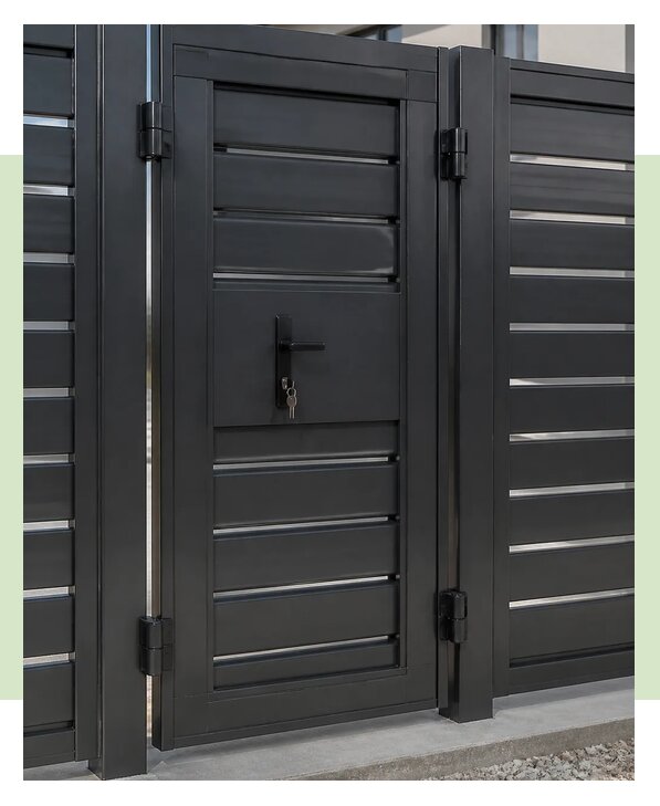 Калитка в воротах для дома в Ирбите по цене от 18138 р. | ЗаборЭксеперт-Рбт